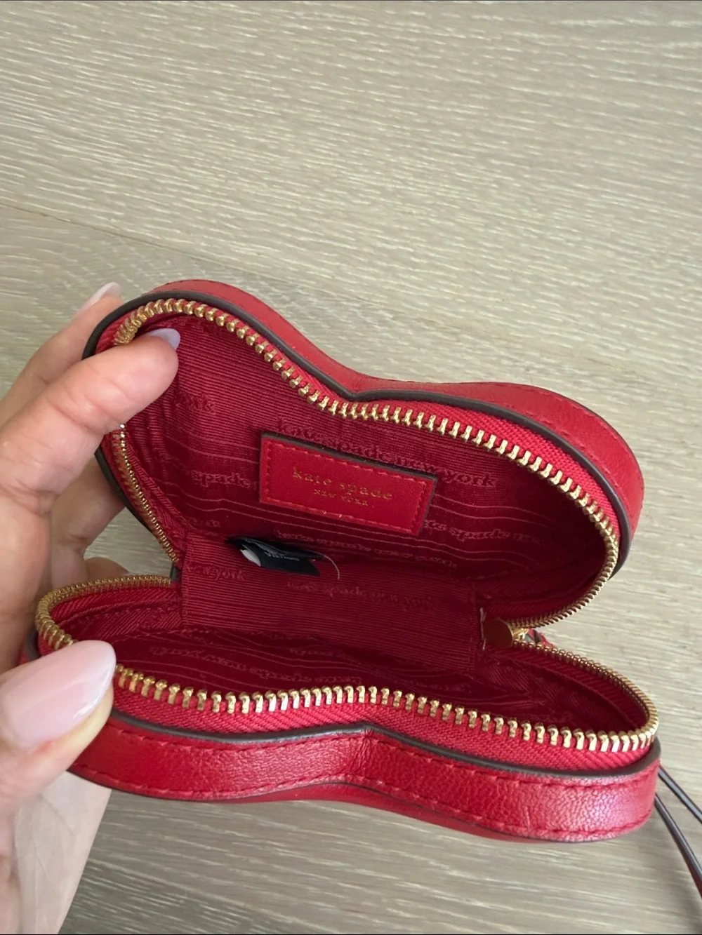 kate Spade Red Heart Wallet - Pitter Patter Heart Coin Purse